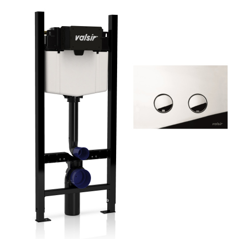 Комплект инсталляции с кнопкой VALSIR KIT P4 CR VS0853202